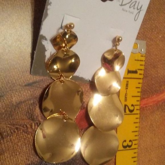 By the Bay New York Jewelry By The Bay New York Hammered Gold Tone